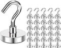 MIKEDE 35 Pcs Magnetic Hooks 30Lbs+ Strong Magnet Hook by MIKEDE
