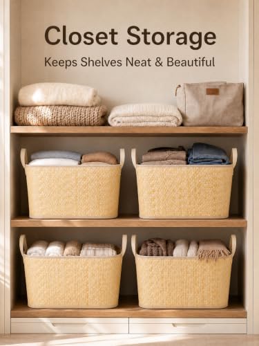 BROWNLILY Oversized Storage Baskets Laundry Hampers - Image 4