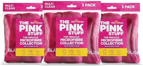 Stardrops The Pink Stuff Miracle Microfibre Cloth Collection – All-Purpose by ThePinkStuff