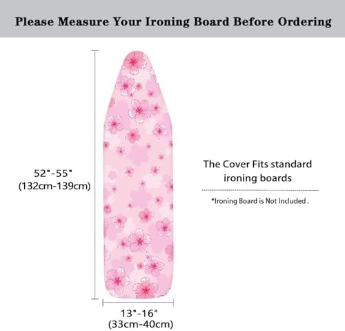Flashideas Pink Flower Ironing Board Cover - Image 6