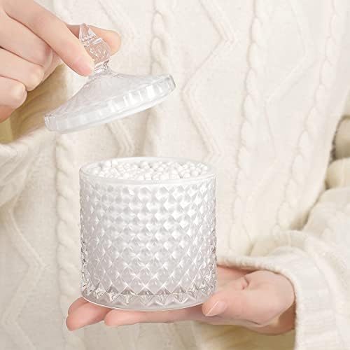 2 Pack Qtip Holder Apothecary Jars - Image 3