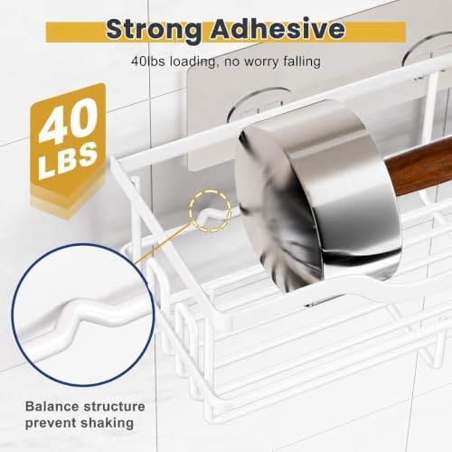 OMAIRA 3-Pack Shower Caddy - Image 2