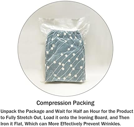 Ironing Board Cover and Pad Standard Size 15" x 54", 3 Pairs of Hook and Loop - Image 6