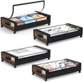 Yecaye Under Bed Storage with Wheels, 4 Pack Under Bed Storage Containers by Yecaye