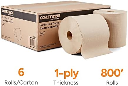 Coastwide Professional Universal Hardwound Paper Towels, 6 Rolls - Image 2