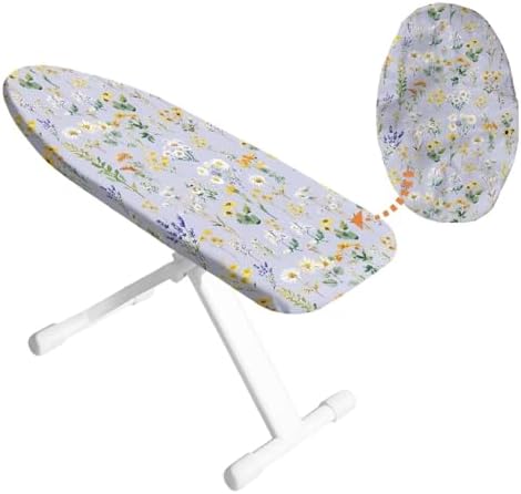 Sunflower Ironing Board Cover for Iron Pad Protector Floral Table Top Ironing by HUISEFOR