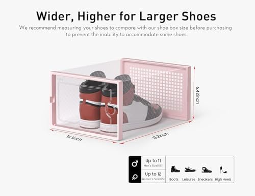 Kuject X-Large Shoe Storage Boxes 12 Pack - Image 2