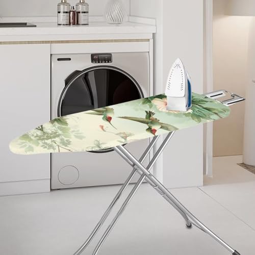Hummingbird Floral Ironing Board Cover Resist Scorching and Staining, 15x54 - Image 2