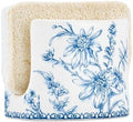 Bico Blue Garden Toile De Jouy Ceramic Kitchen Sponge Holder by Bico