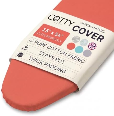 Extra Thick Ironing Board Cover 15x54 Standard Size, Padded Heat Reflective by COTTYHOME