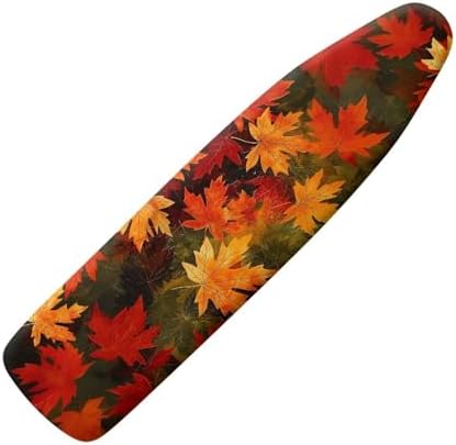 Maple Leaves Ironing Board Cover Universal Size 15x54 by Tomeusey