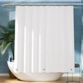 Titanker White Shower Curtain Liner, 72x65 PEVA Shower Liner Inside Shower by Titanker