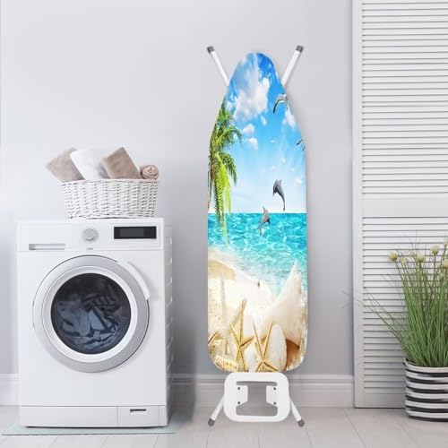 Beach Theme Ironing Board Cover, Beach Starfish Ironing Board Cover Heat - Image 4