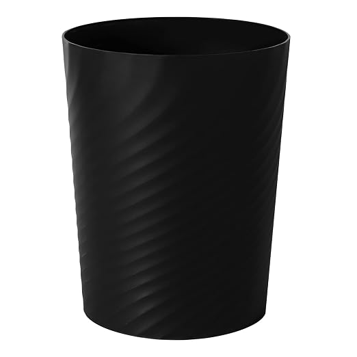 UUJOLY Plastic Small Bathroom Trash Can Wastebasket Garbage Can, Laundry Room by UUJOLY