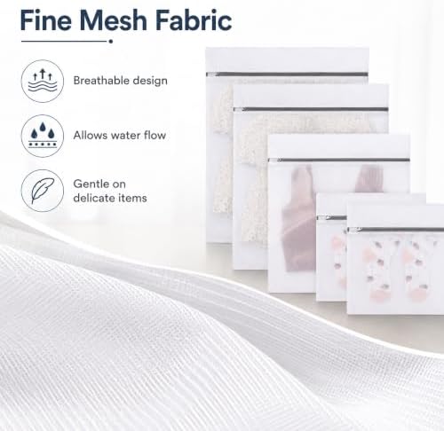 Lingerie Bags for Washing Delicates, Mesh Laundry Bags for Delicates - Image 5