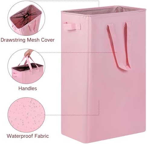 efluky Slim Laundry Basket, Narrow Laundry Hamper - Image 3