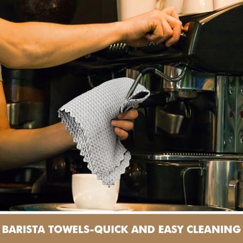 AIDEA Microfiber Glass Cleaning Cloth-12PK, Magic Cleaning Cloth Grey 11×11" - Image 5