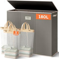 SOLEDI 180L 3-Section Laundry Hamper by SOLEDI