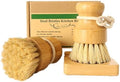 Bamboo Vegetable Brush, Natural Sisal Soft Bristle Kitchen Brush by Unknown