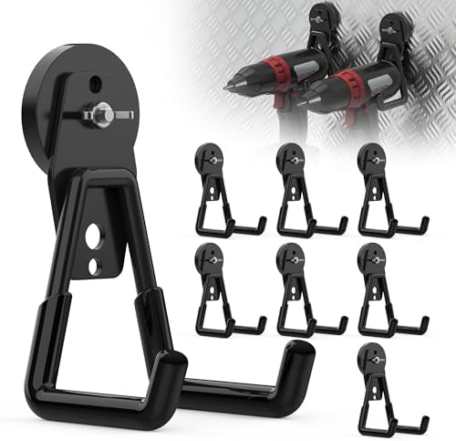 Large Strong Magnetic Hooks Heavy Duty, Garage Magnet Hooks Strong Storage by RIAUOR