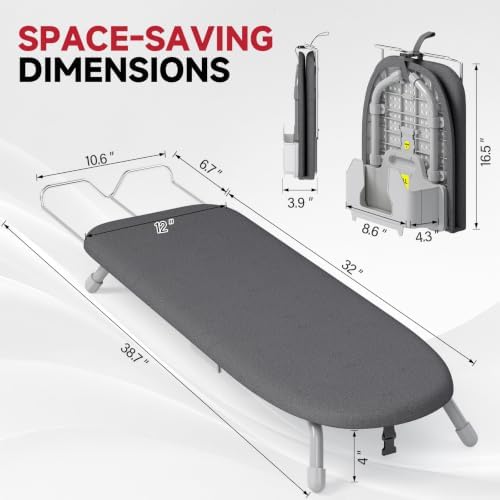 APEXCHASER Small Ironing Board, Iron Board - Image 2