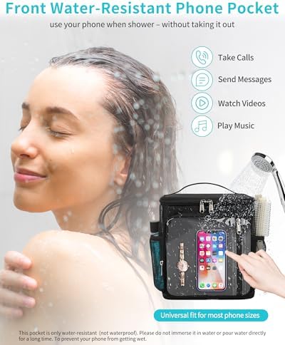 CUBETASTIC Hanging Shower Caddy Portable Bag - Image 4