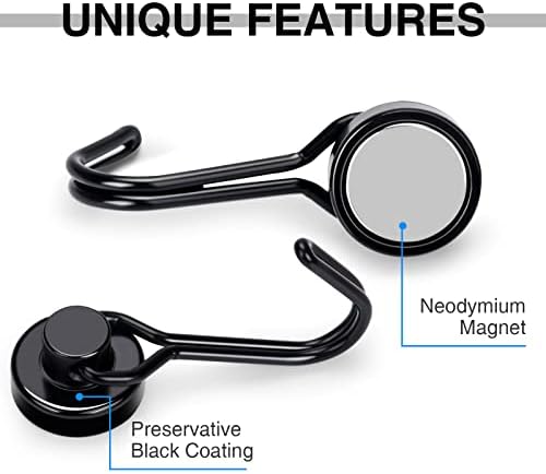 E BAVITE Swivel Swing Magnetic Hooks, 2026 Cruise Essentials - Image 2