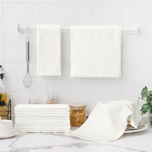 Homaxy 12 Pack Super Soft Absorbent Dish Towels - Image 6