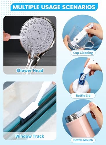20Pcs Crevice Cleaning Brush Set, Hard Bristle Scrub Brushes - Image 5