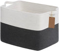 Goodpick 50L Large Woven Rope Storage Basket, Dark Gray by Goodpick