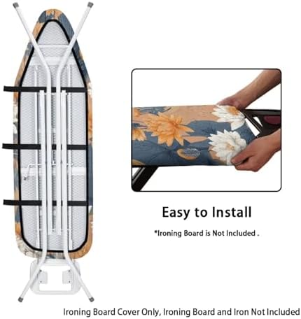 Lotus Ironing Board Cover Table Top Heavy Duty Padded Iron Board Covers Stain - Image 4