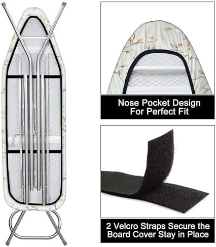 Ironing Board Cover 15"x54"，Standard Ironing Board Replacement Cover，Easy Fit - Image 3