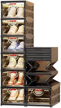 Foldable Shoe Rack Organizer Stackable Shoe Storage Box by Unknown