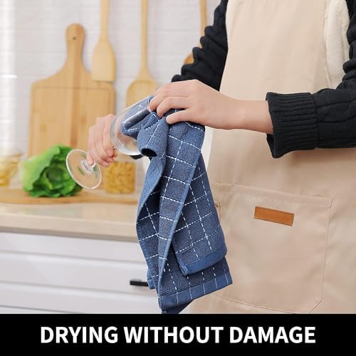 Homaxy 100% Cotton Terry Kitchen Towels, 7 Pack - Image 4