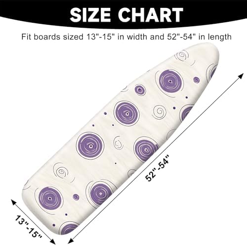 Ironing Board Cover 15"x54"，Standard Ironing Board Replacement Cover，Easy Fit - Image 2