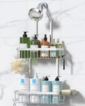 YASONIC Never Rust Shower Caddy Hanging, Aluminum Shower Racks by YASONIC
