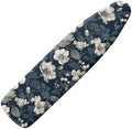 Deep Blue Flower Durable Thick Ironing Board Covers Stain Resistant Hook and by Darisoco
