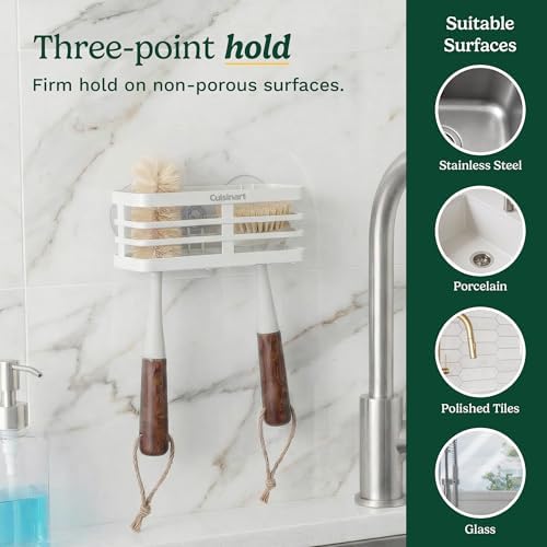 Cuisinart Metal Sponge Holder for Kitchen Sink, 7.25"x2.75"x3.25" - Image 3