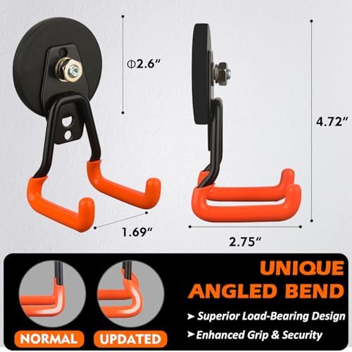 MUTUACTOR Updated Strong Magnetic Hooks Heavy Duty, 20lbs Anti-Scratch Powerful - Image 5