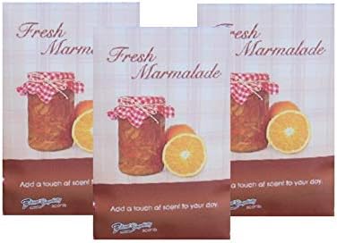 Fresh Marmalade Scented Sachets Pack of 3, Everyday by FloralSimplicity