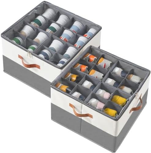 INSTY 2 Pack Shoe Organizer for Closet, Fits up to 32 Pairs, Adjustable by INSTY