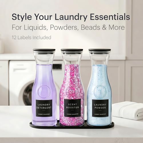 3 Pack Glass Laundry Detergent Containers - Image 4