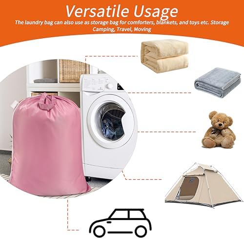 Polecasa 2 Pack Extra Heavy-Duty Laundry Bag - Image 7