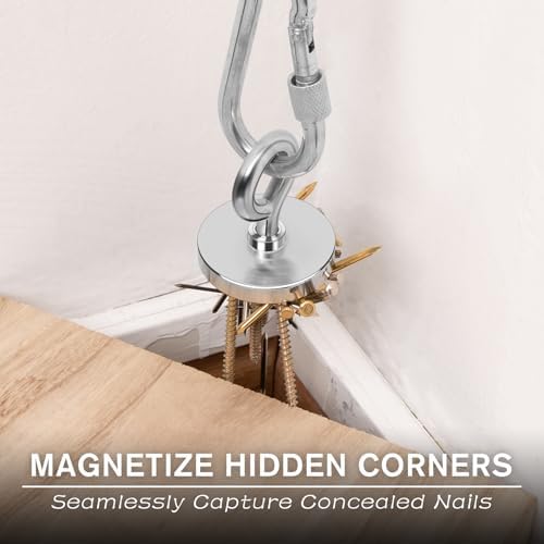 200 LBS Fishing Magnet, 1.76 Inch Rare Earth Metal Pickup Magnet - Image 4