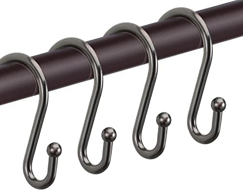 Bronze Shower Curtain Hooks, Rust Proof Shower Rings by CHICTIE