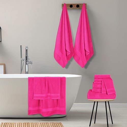 GLAMBURG Ultra Soft 24-Piece Towel Set - Image 5