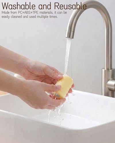 2-in-1 Lint Roller and Brush, Washable and Reusable Pet Hair Remover - Image 5