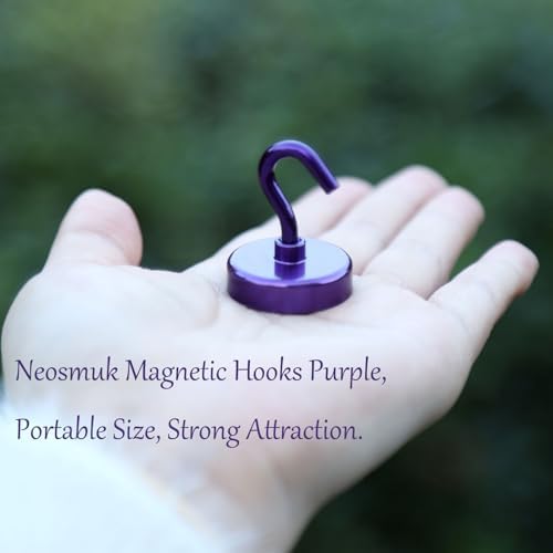 Neosmuk Magnetic Hooks for Cruise Cabins, 85lb+ Heavy Duty, 6 Pack - Image 2