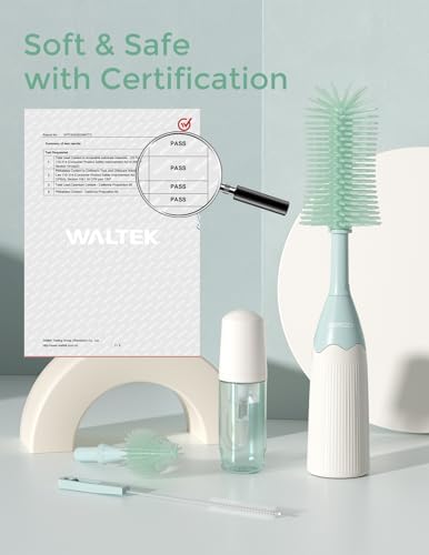 Momcozy Baby Bottle Brush Kit, Push-Press Foam Design - Image 5