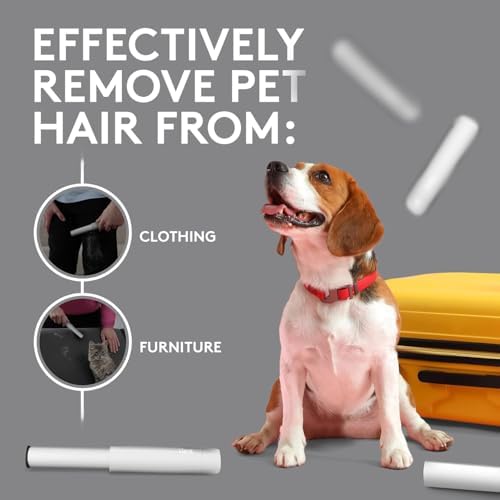 Flint Classic White Retractable Mini Lint Roller - Image 7